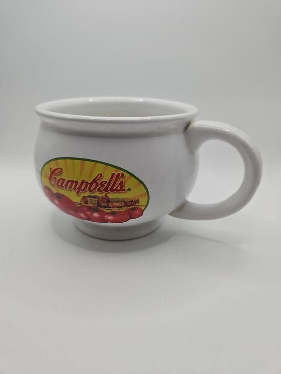 Campbell's Other - Campbells Soup Large Mug 2005 Houston Harvest Tomato Cup Advertisement Ceramic